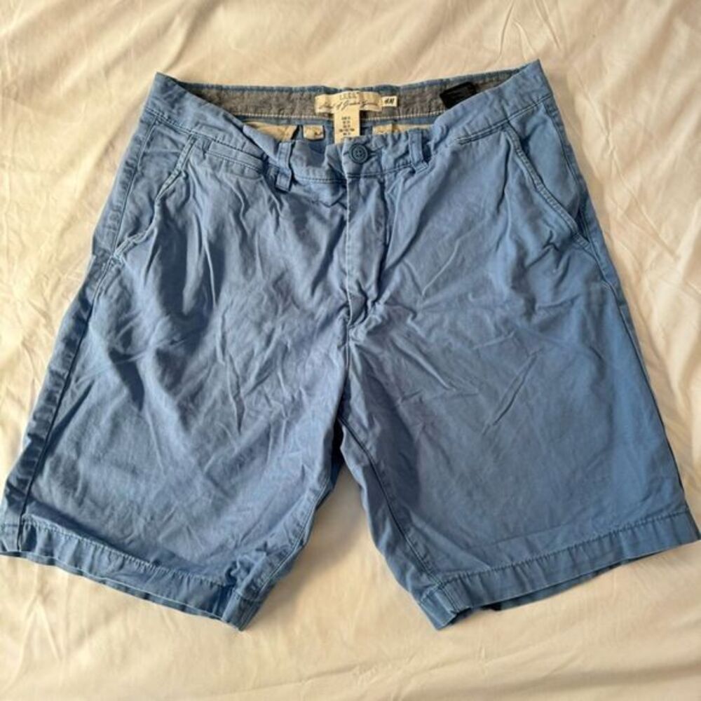 H&M LOGG Chino Shorts, Blue